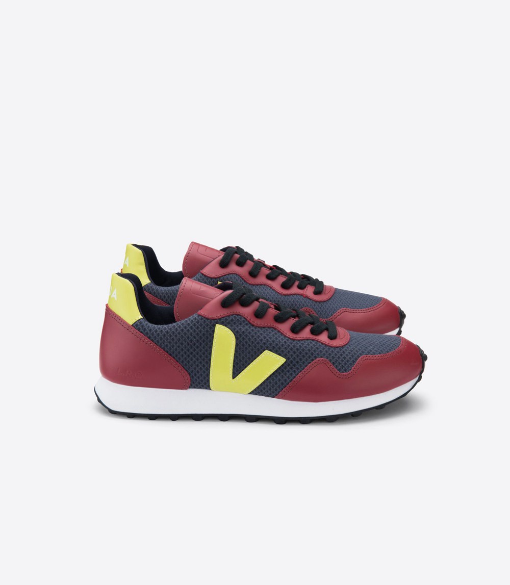 Tenis Veja Hombre - Sdu Hexa Hexamesh Nautico - Rojos/Azul Marino - 641DSYFEU